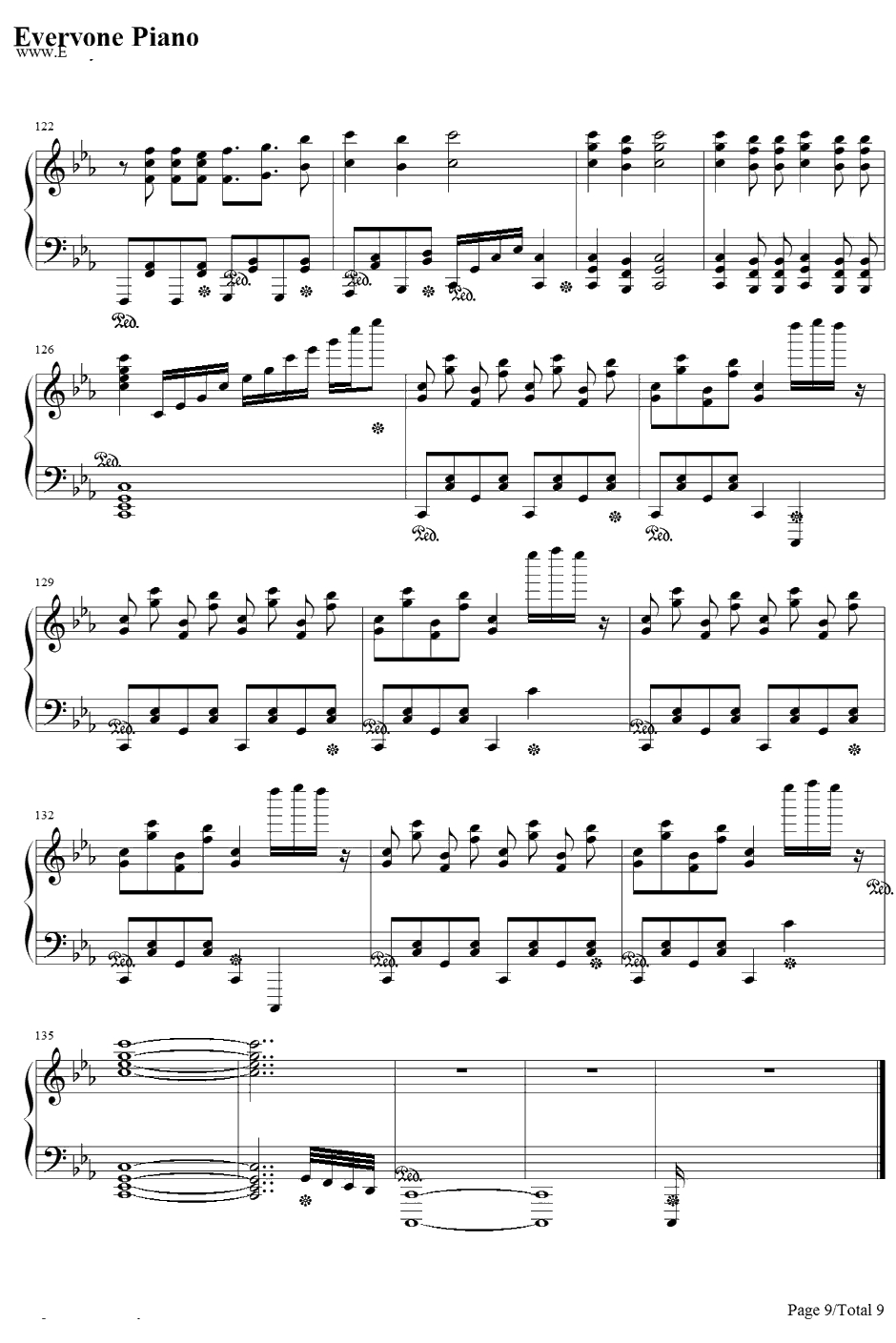 旋转吧!雪月花钢琴谱-歌组雪月花（原田瞳茅野爱衣小仓唯）-回レ！雪月花-机巧少女不会受伤ED9