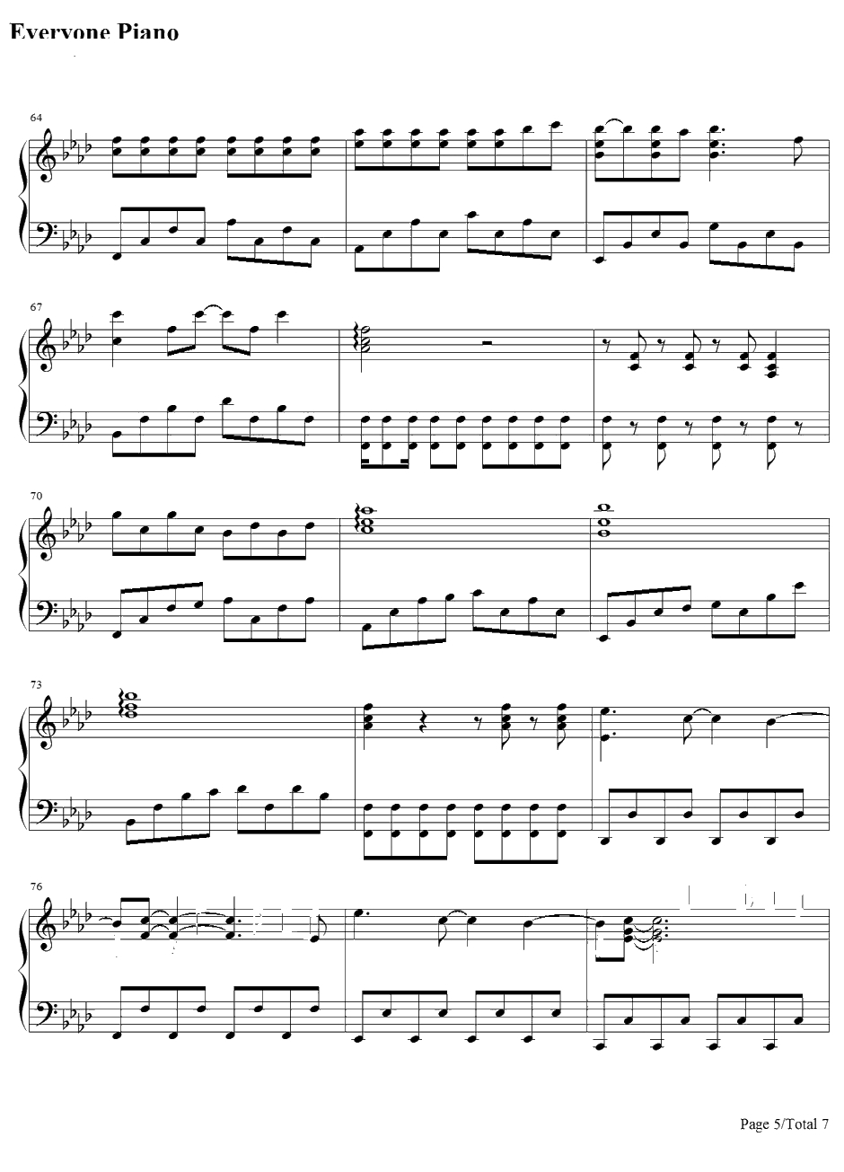 MR.TAXI钢琴谱--少女时代5