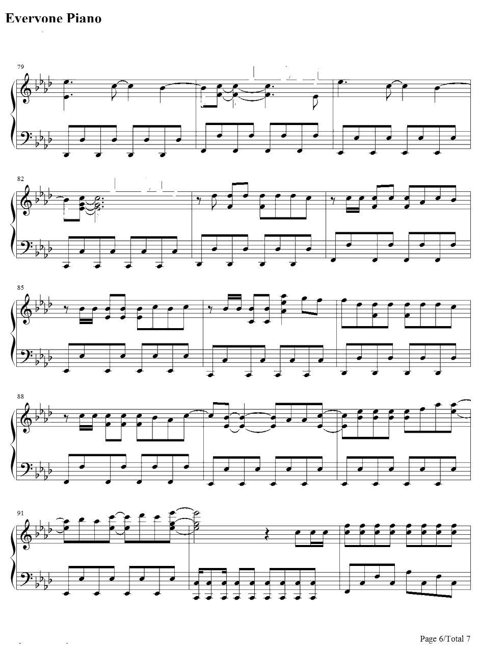 MR.TAXI钢琴谱--少女时代6