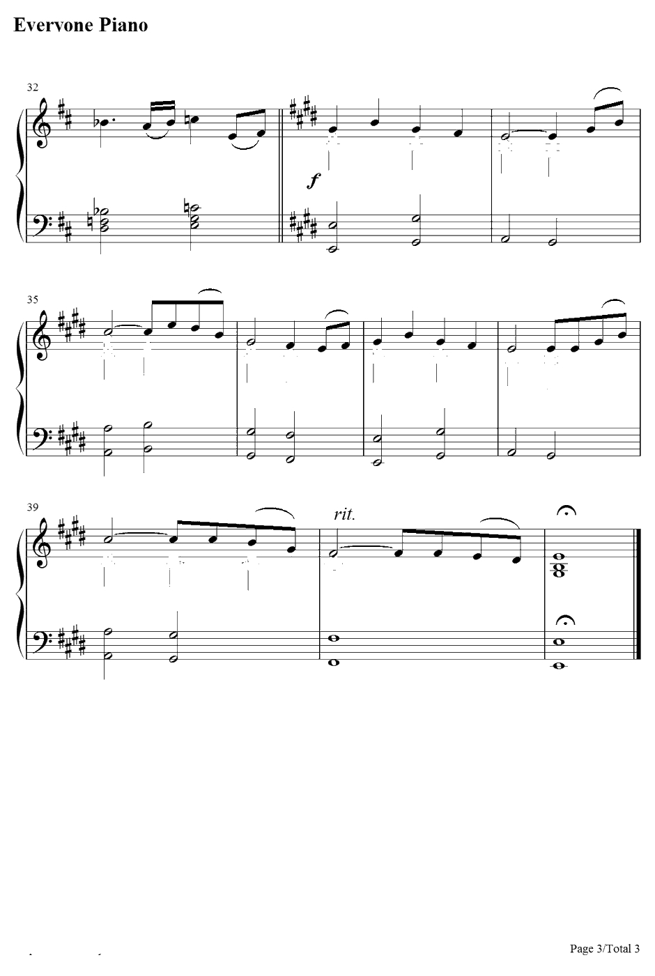 In Dreams钢琴谱-HowardShore-指环王：护戒使者OST3