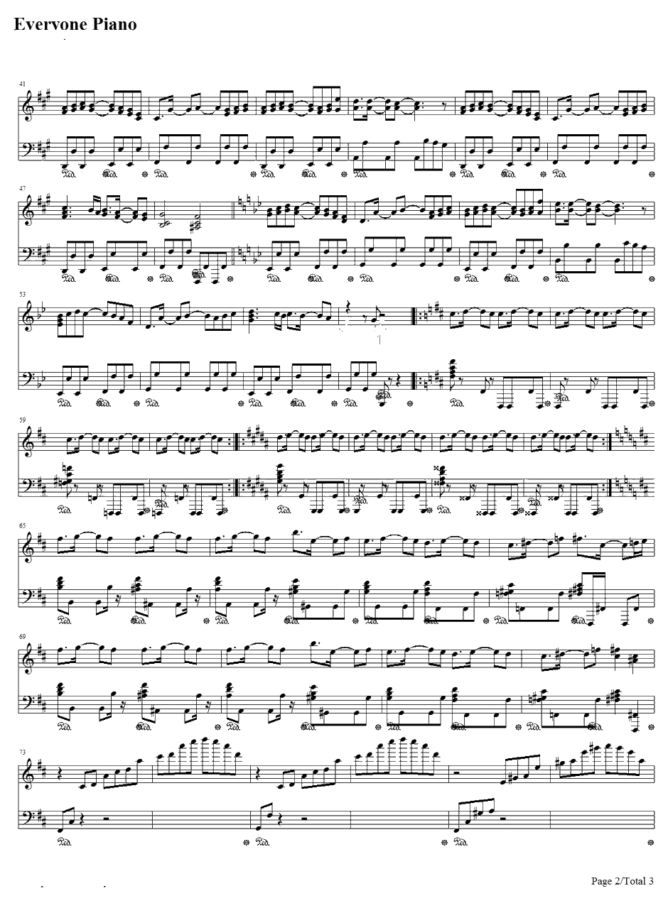 Star Dust钢琴谱-SoundHorizon2