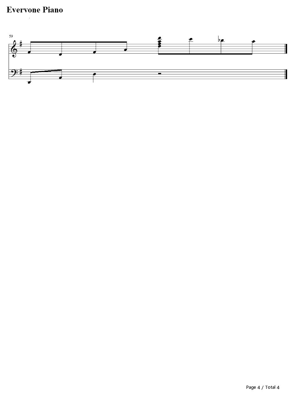 Innocent Starter钢琴谱-水树奈奈-魔法少女奈叶OP4