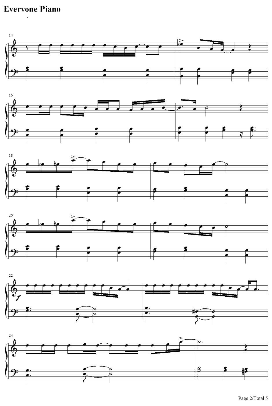 Free Magic钢琴谱-WAG-名侦探柯南ED82