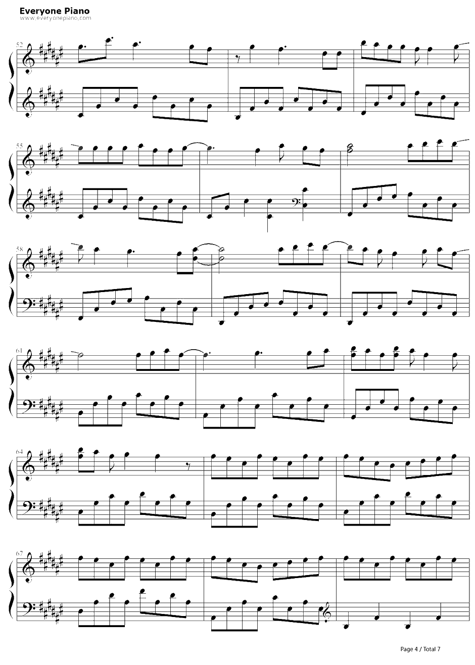 Oh BabyI钢琴谱-MikeAngelo-泰剧浪漫满屋主题曲4