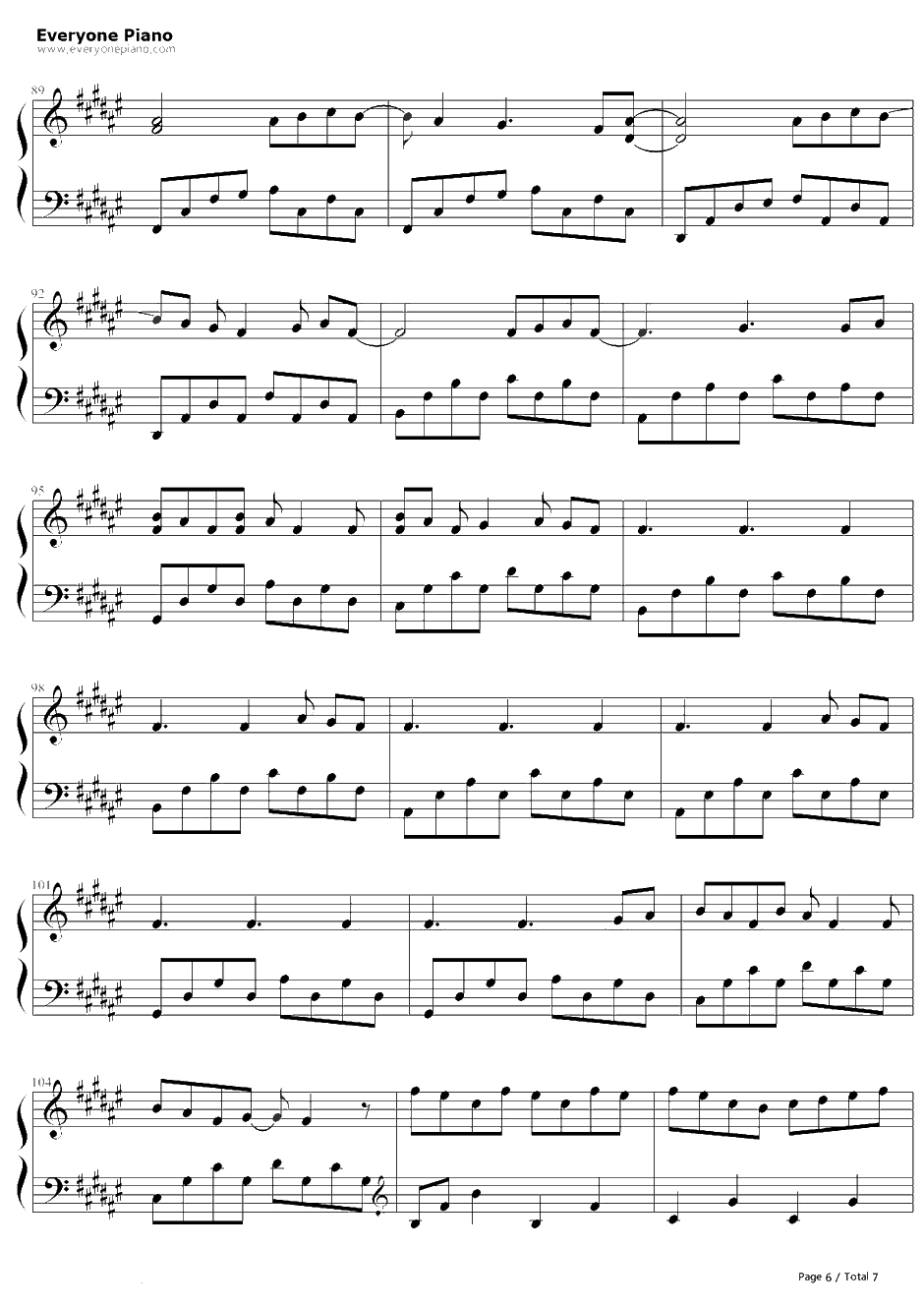 Oh BabyI钢琴谱-MikeAngelo-泰剧浪漫满屋主题曲6