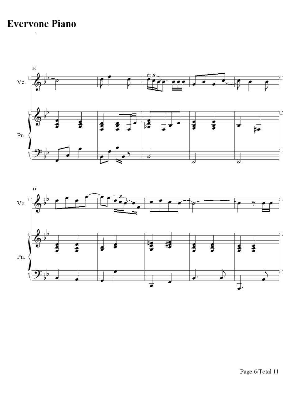 Desperado钢琴谱-藤田惠美6