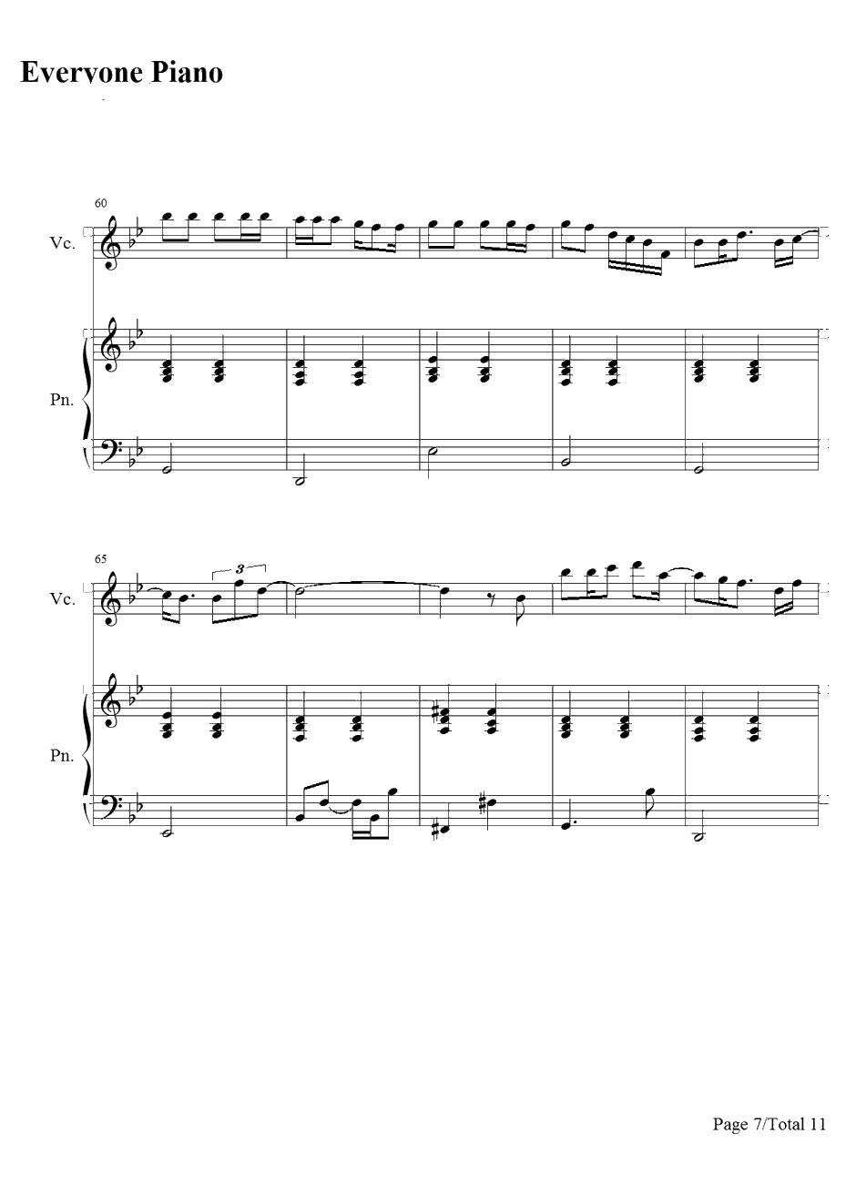 Desperado钢琴谱-藤田惠美7