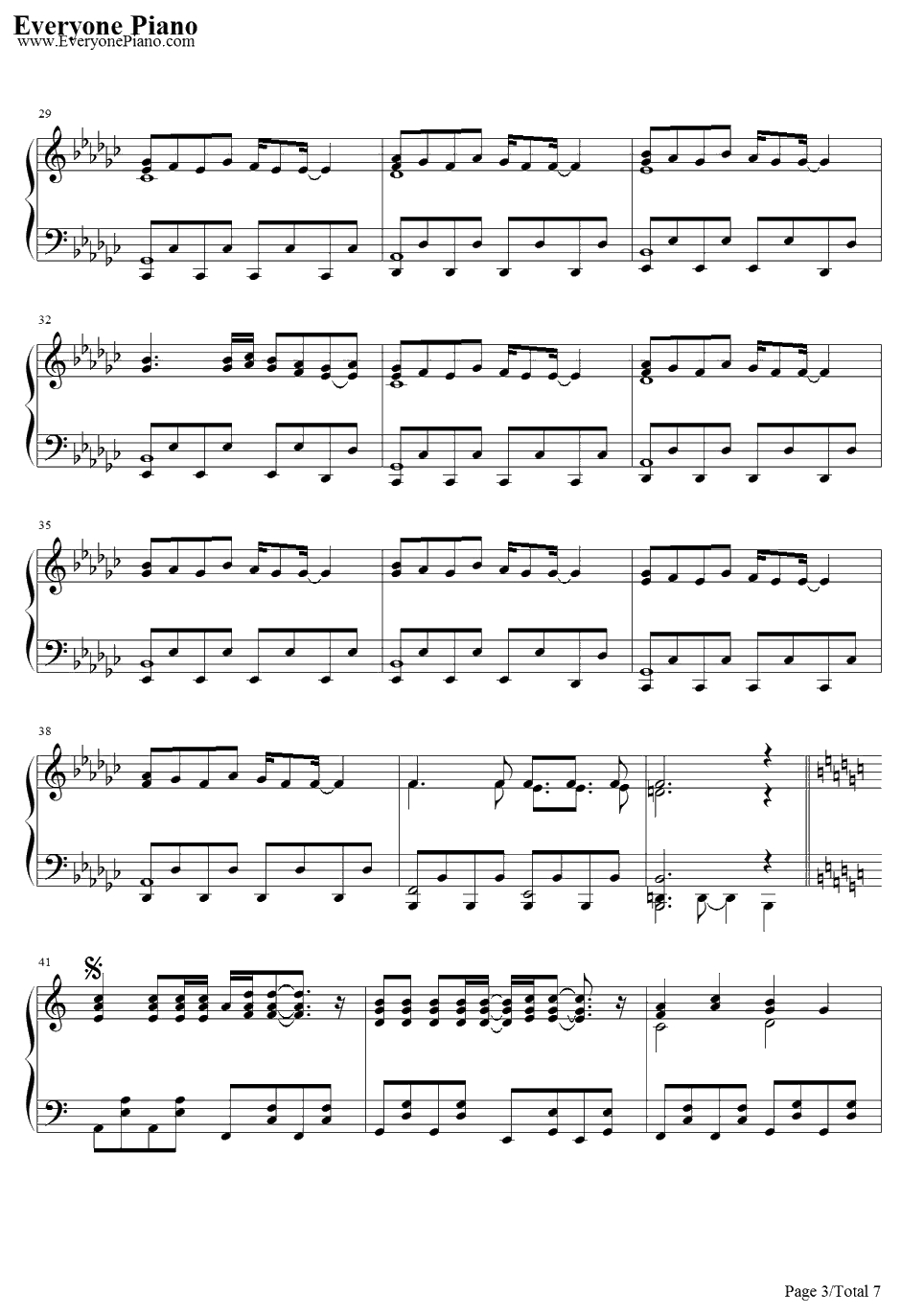 Under the Darkness钢琴谱-C.Gmix-鬼畜眼镜OP3