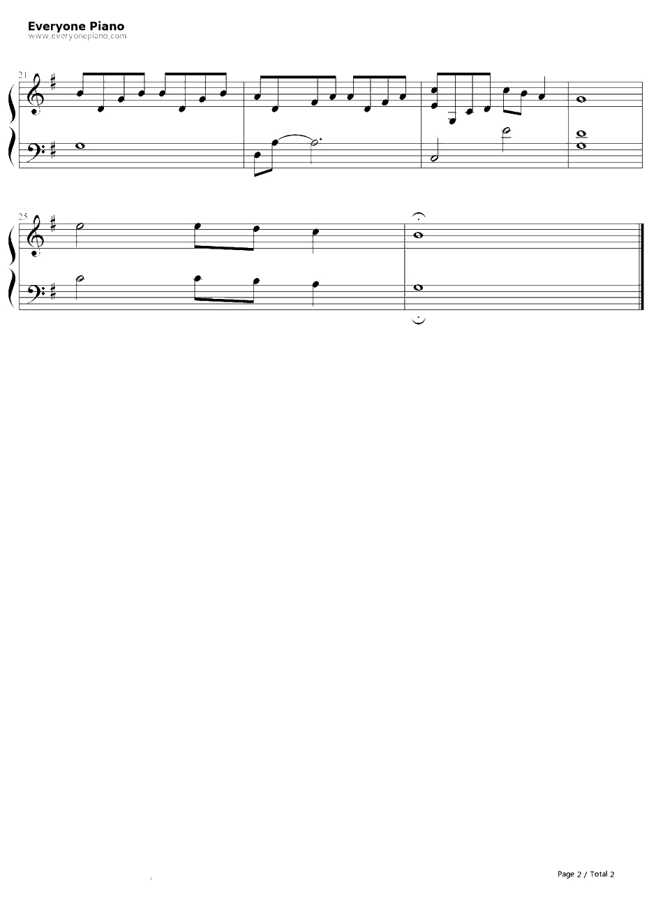 Memory钢琴谱-麻枝准-AngelBeats!OST2