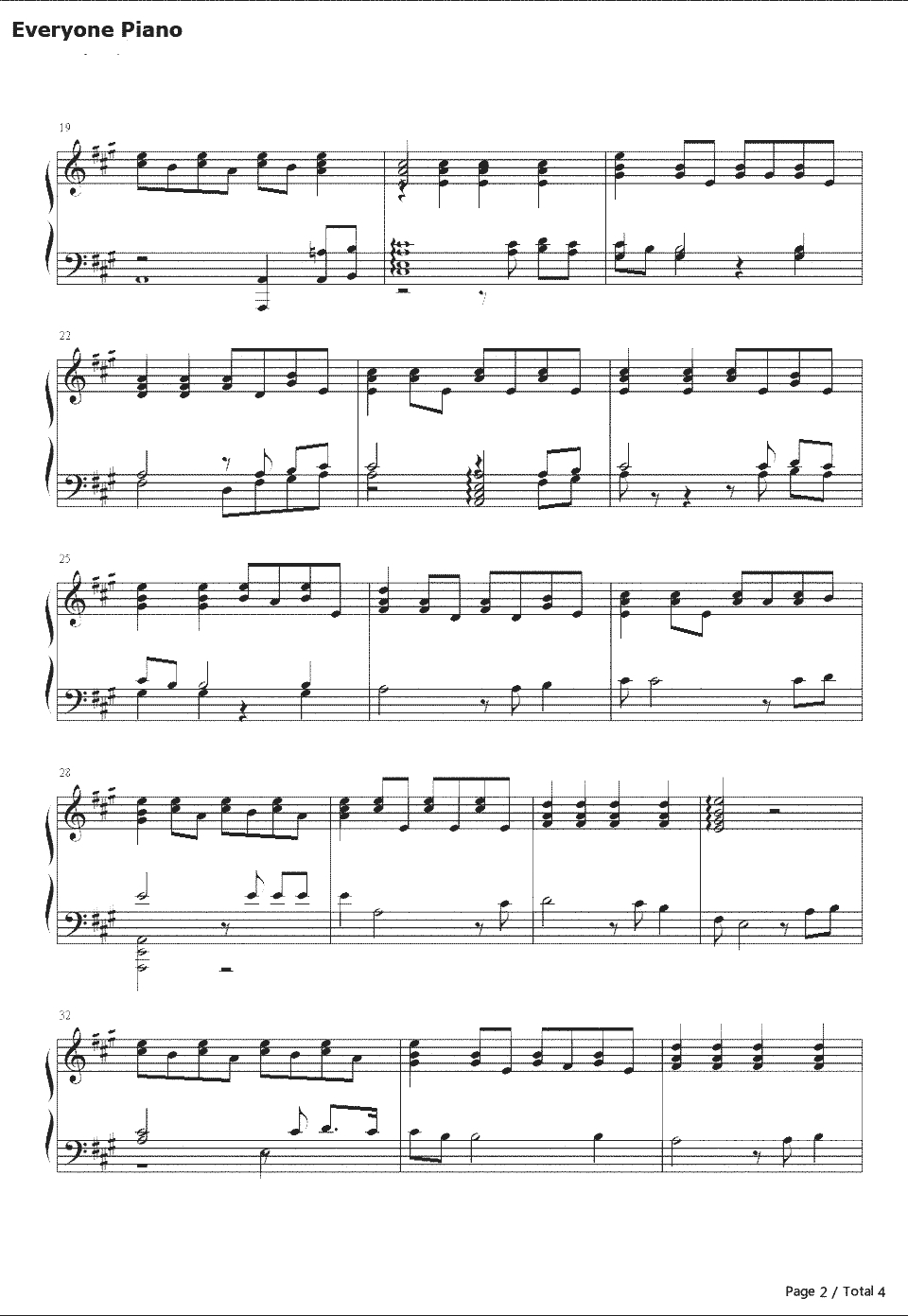 the rose钢琴谱-西城男孩westlife2