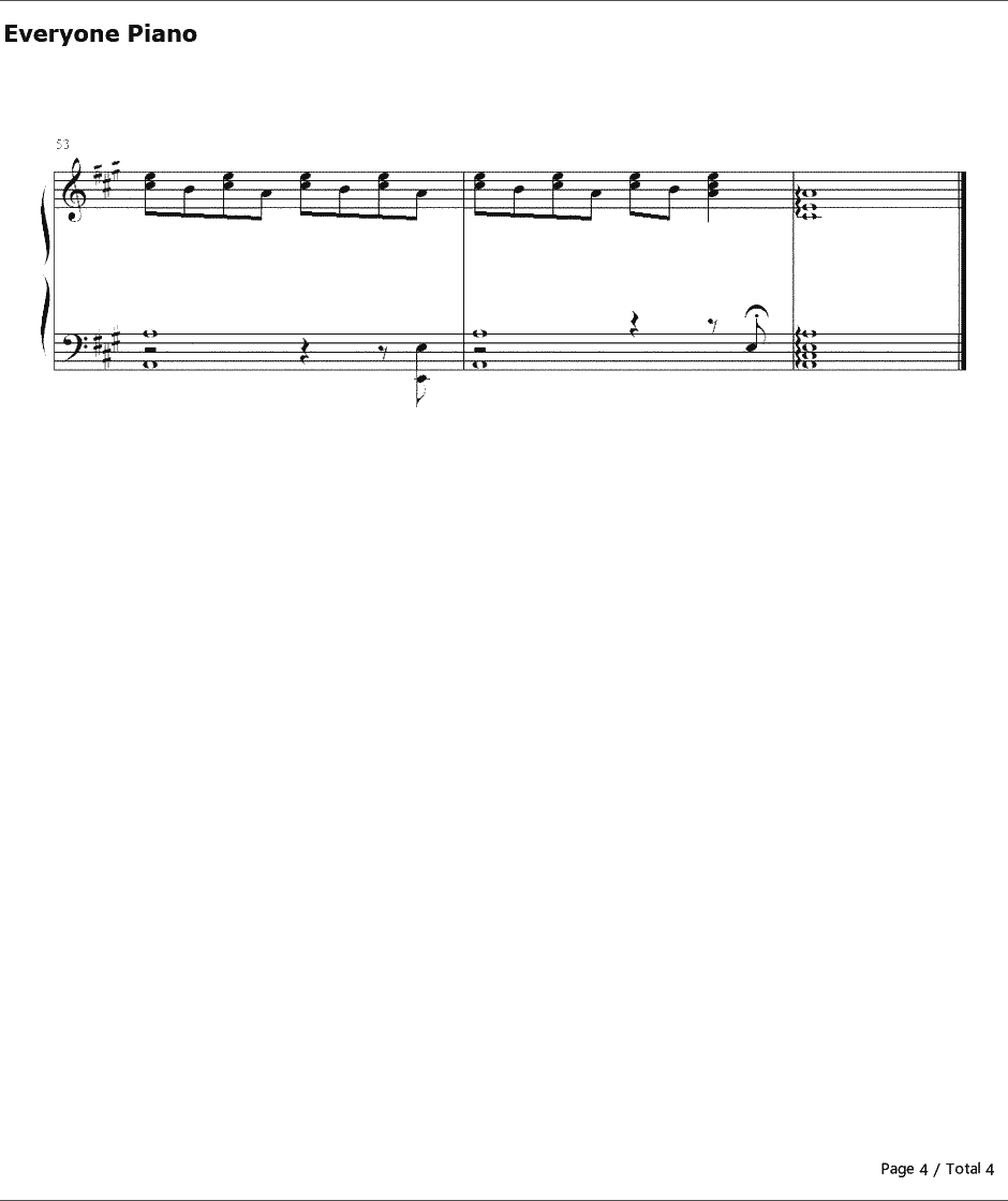 the rose钢琴谱-西城男孩westlife4