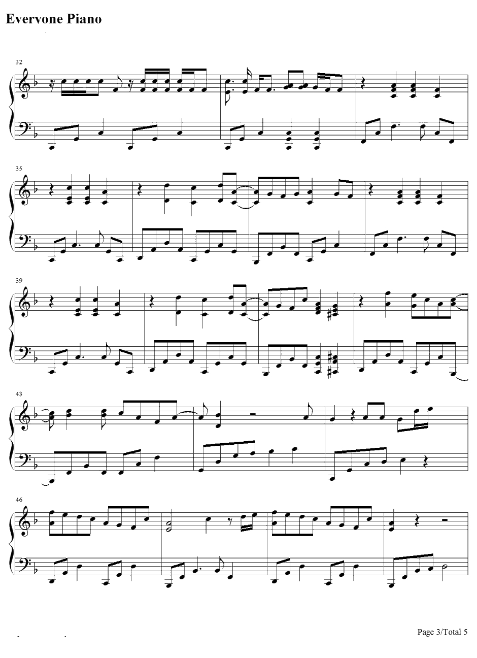 trust you钢琴谱-伊藤由奈-机动战士高达00ED43