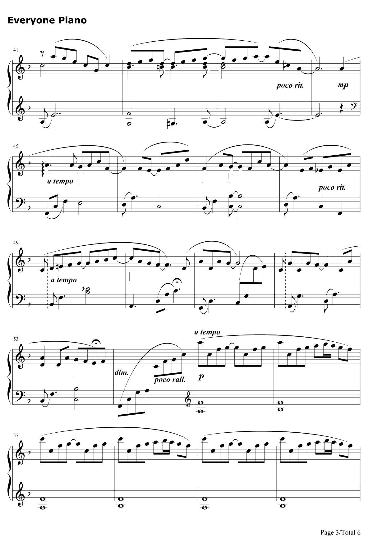 My Sweet Valentine钢琴谱-藤崎诗织-我的甜蜜情人节-心跳回忆3