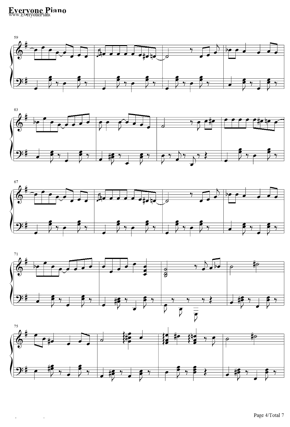 ちびうさ钢琴谱-有泽孝纪-Chibiusa-美少女战士4