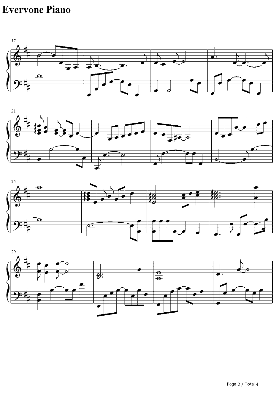 面影钢琴谱-柿岛伸次-机动战士高达SEEDDESTINYOST2