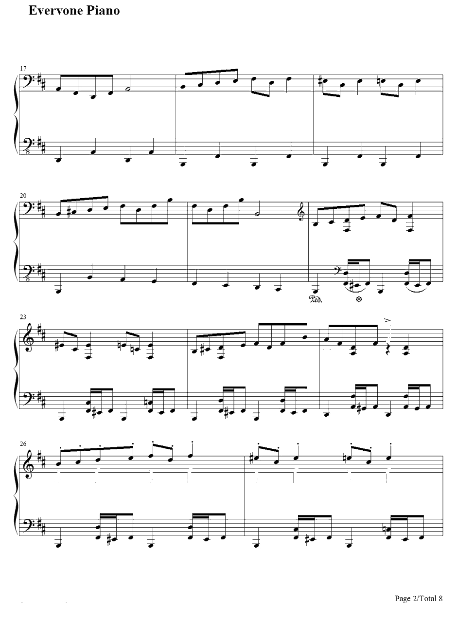 In the Hall of the Mountain King钢琴谱-EdvardGrieg-培尔•金特2