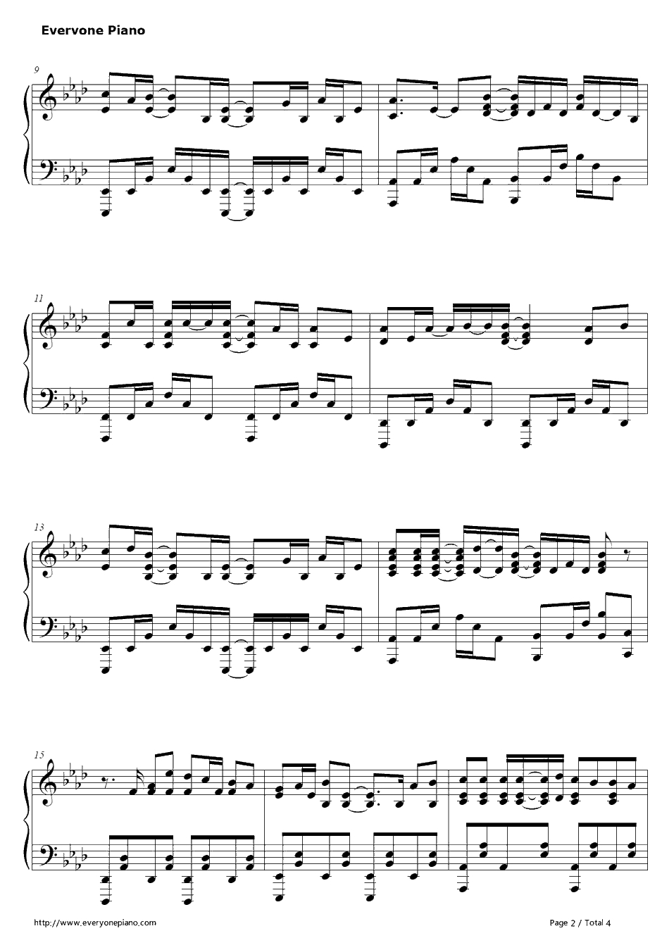 Dried Up Youthful Fame钢琴谱-OLDCODEX-Free!-EternalSummer-OP2