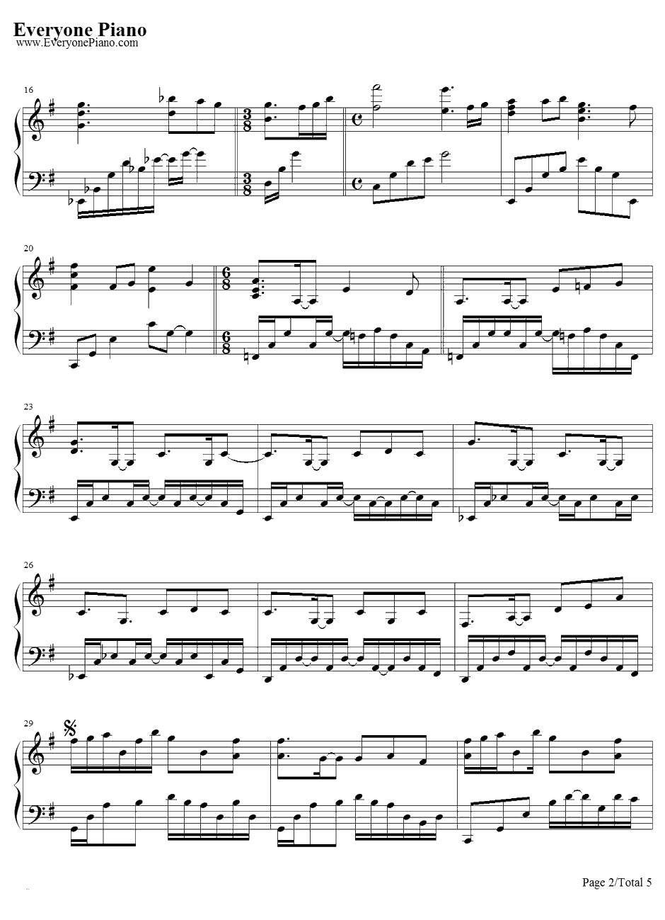 Loanna钢琴谱-李闰珉2