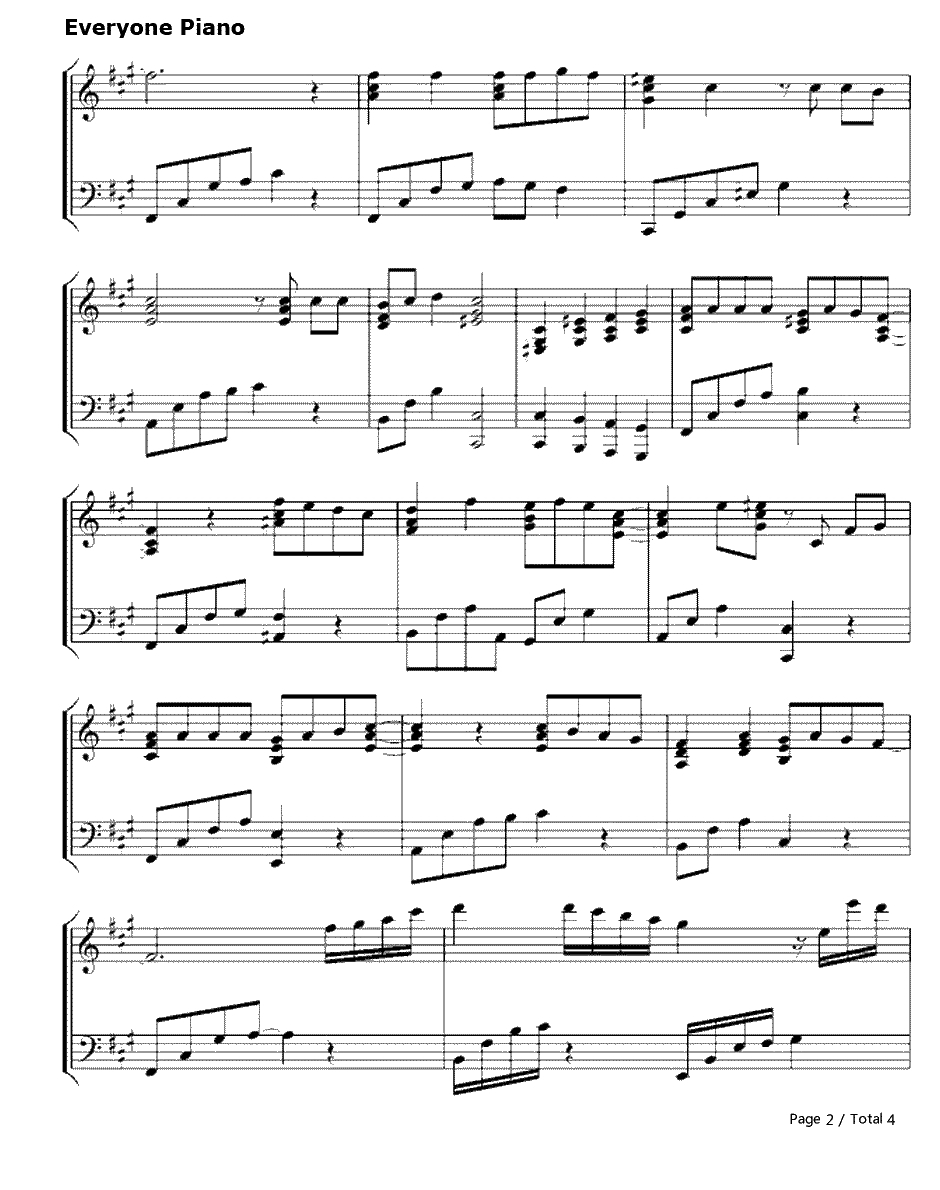 Cry Cry钢琴谱--T-ARA2