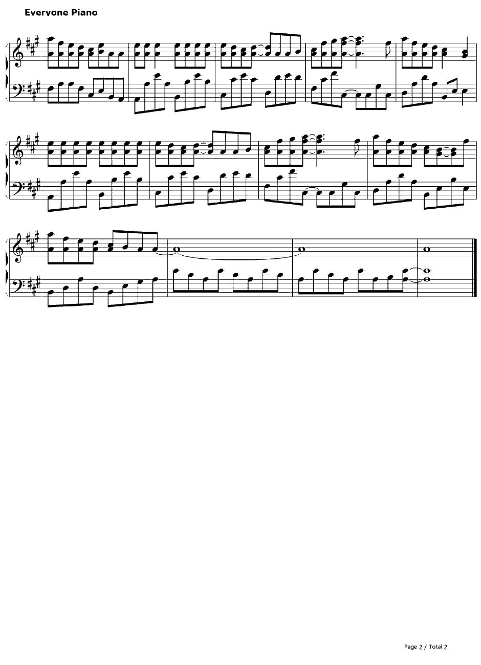 奇跡钢琴谱-シュノ一ケル（Snowkel）-银魂ED62