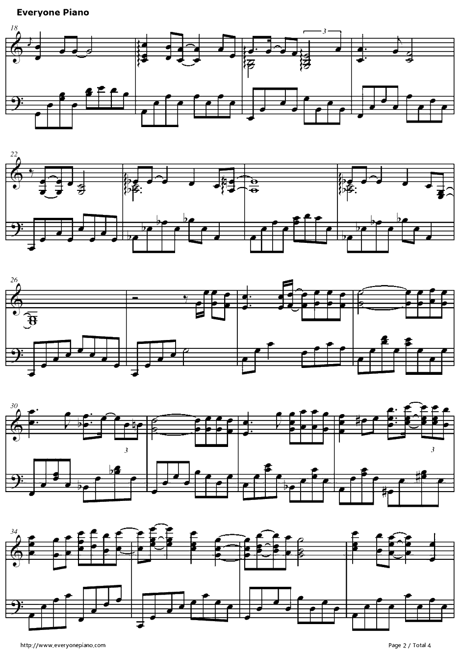 We Were Lovers钢琴谱-Jean-JacquesBurnel-岩窟王OP　2