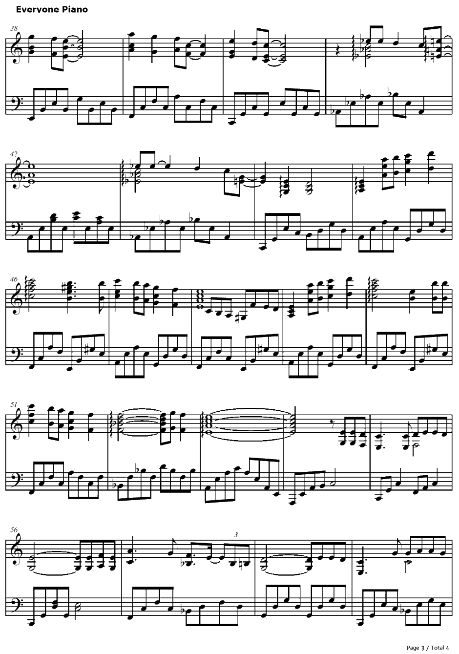 We Were Lovers钢琴谱-Jean-JacquesBurnel-岩窟王OP　3