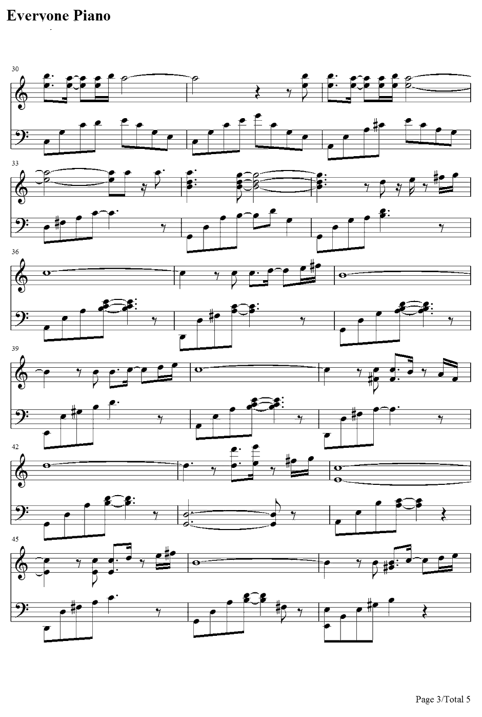 And I Love You So钢琴谱-DonMcLean-DonMcLean-流星花园插曲3