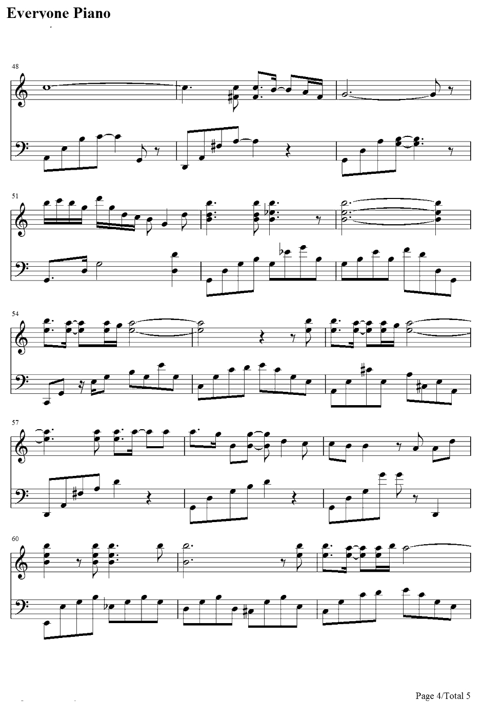 And I Love You So钢琴谱-DonMcLean-DonMcLean-流星花园插曲4