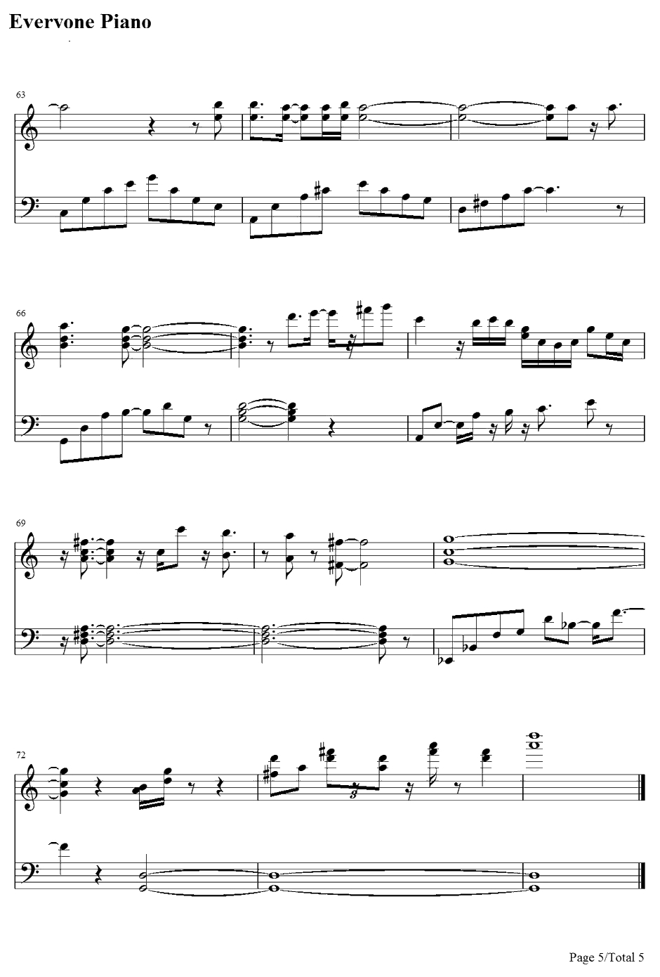 And I Love You So钢琴谱-DonMcLean-DonMcLean-流星花园插曲5