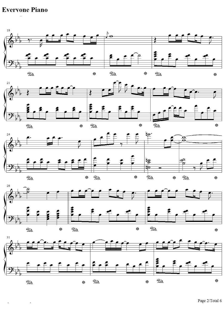 FIND THE WAY钢琴谱-中岛美嘉-机动战士高达SEEDED32