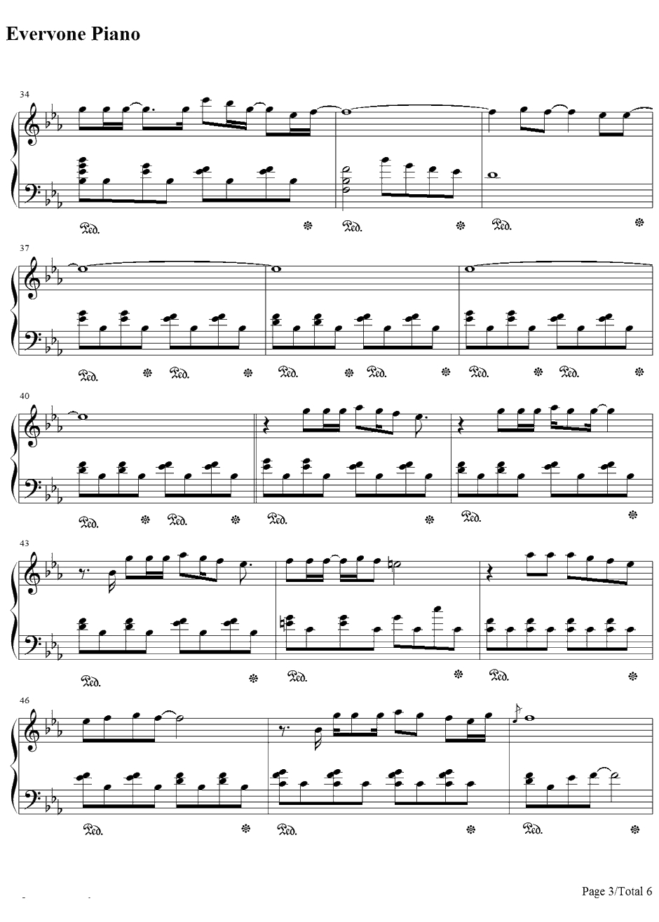 FIND THE WAY钢琴谱-中岛美嘉-机动战士高达SEEDED33