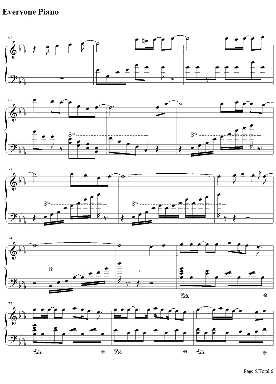 FIND THE WAY钢琴谱-中岛美嘉-机动战士高达SEEDED35