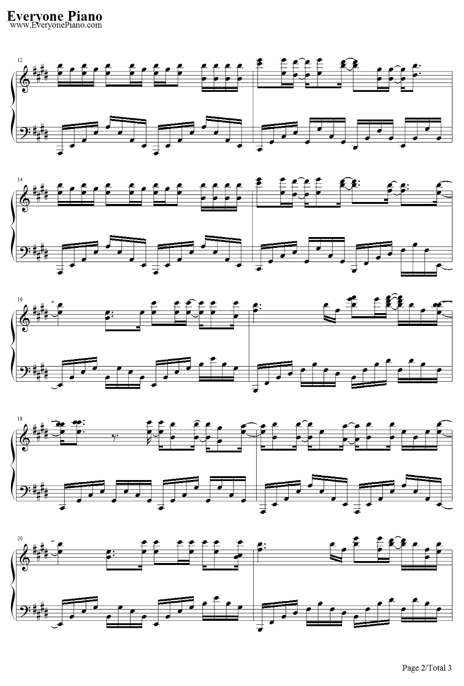 Wish钢琴谱-OLIVIA-NANAOP22