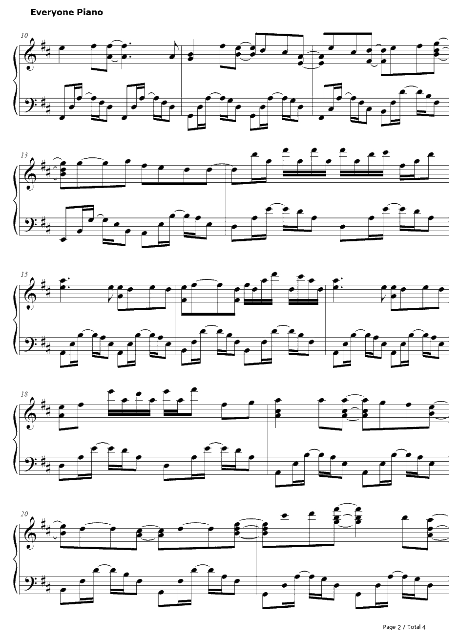 夏の日と君の声钢琴谱-ChouCho-玻璃之唇OP2