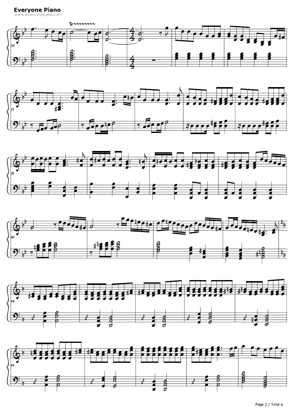 悪魔のトリル钢琴谱-斋藤恒芳GiuseppeTartini-魔鬼的颤音-暗之末裔OST2