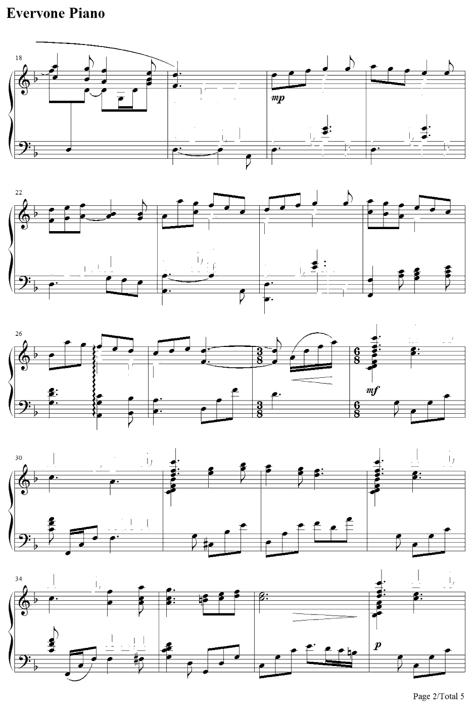 ローズオブメイ钢琴谱-植松伸夫-RoseofMay-最终幻想ⅨBGM2