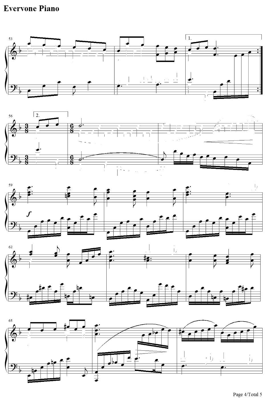 ローズオブメイ钢琴谱-植松伸夫-RoseofMay-最终幻想ⅨBGM4