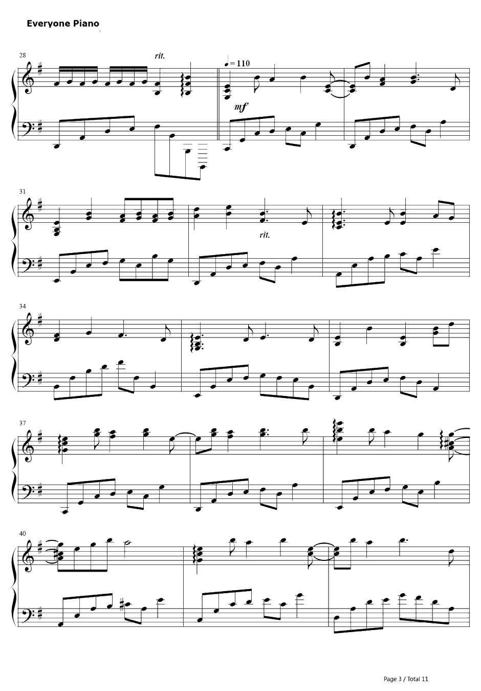 人生リセットボタン钢琴谱-GUMI3