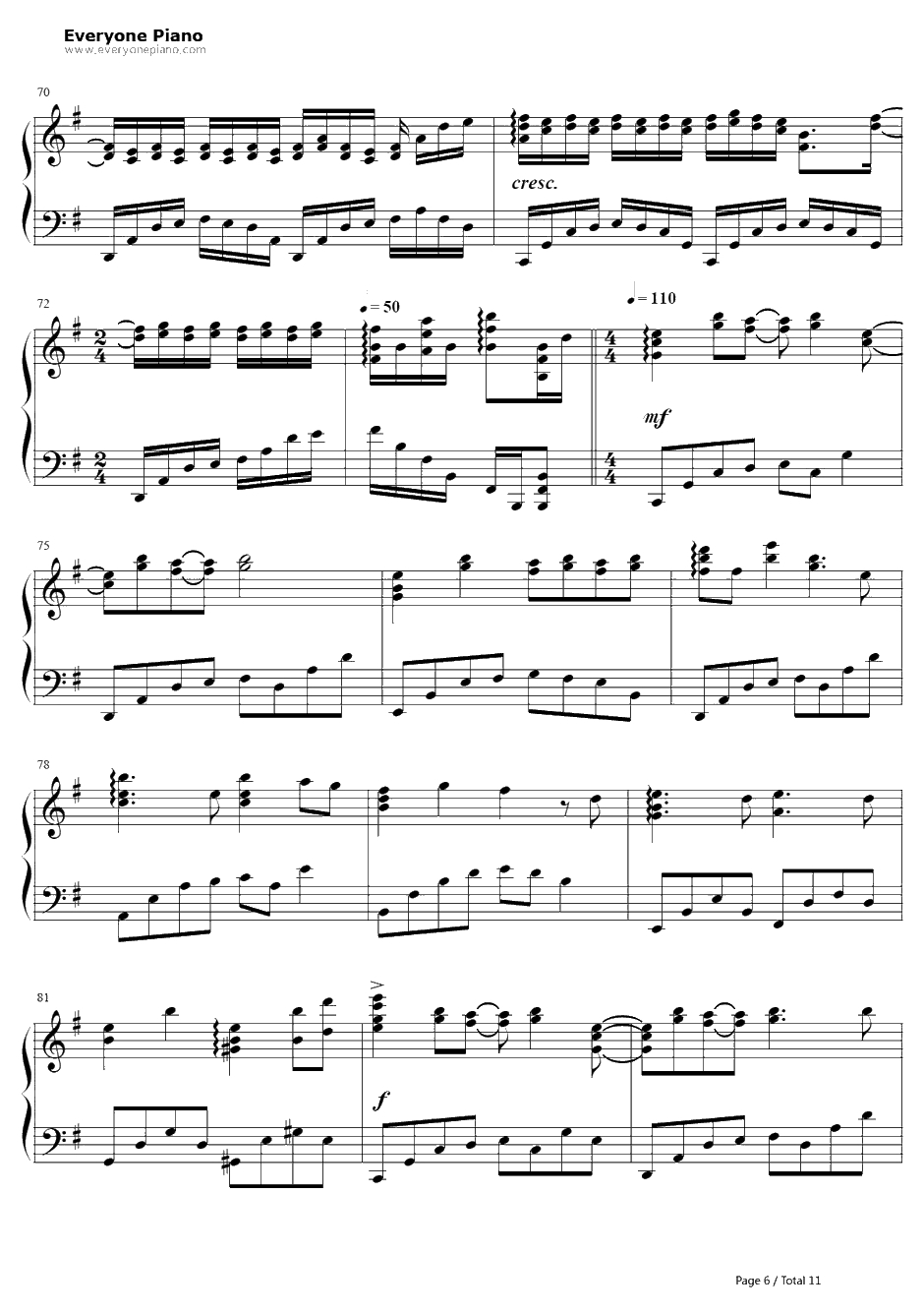 人生リセットボタン钢琴谱-GUMI6