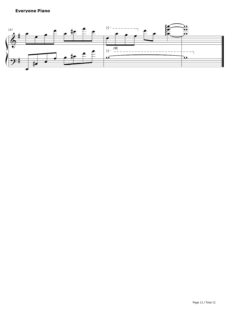 人生リセットボタン钢琴谱-GUMI11