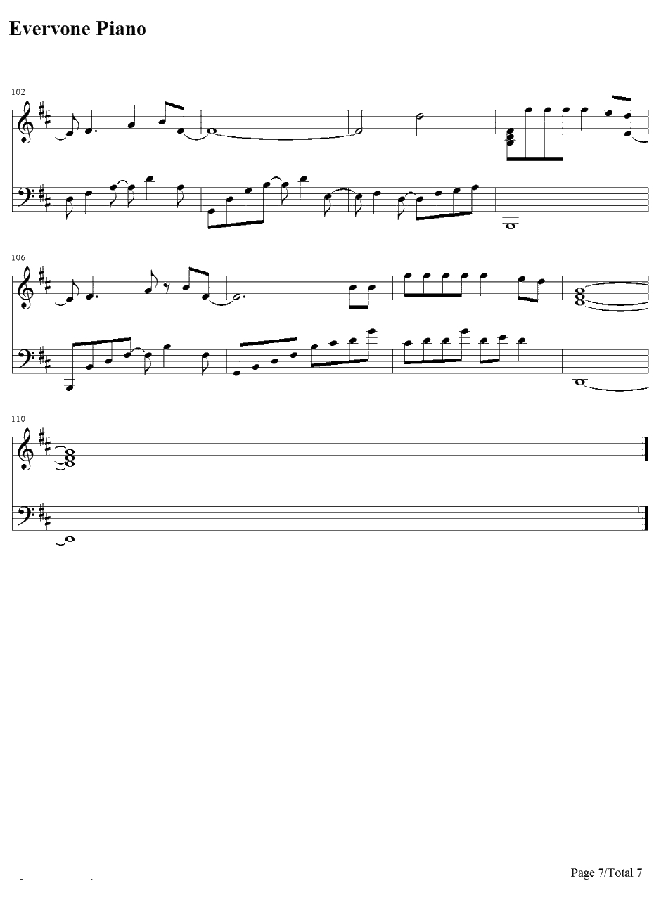 Dirt钢琴谱-FloridaGeorgiaLine7