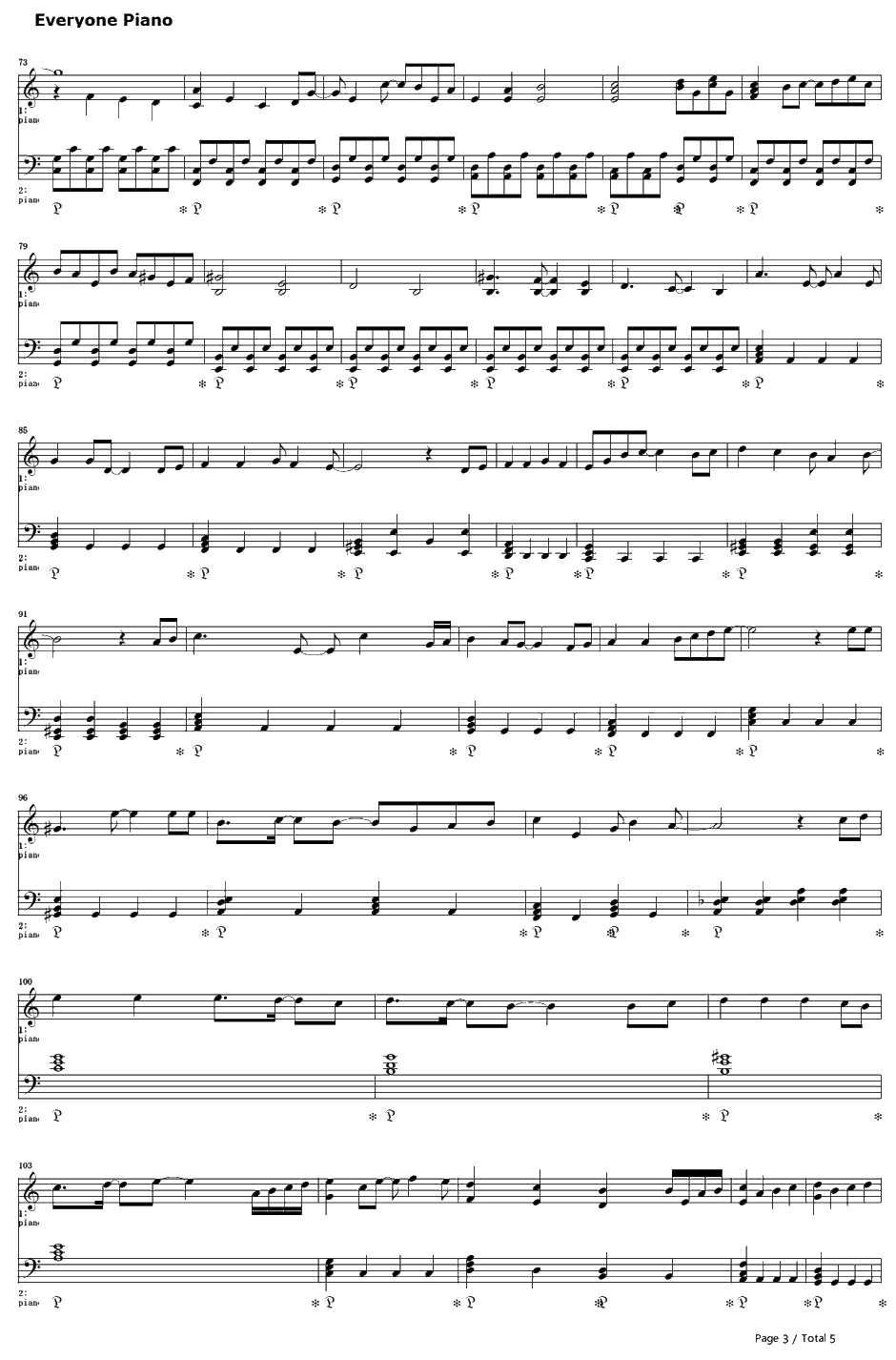 卑怯戦隊うろたんだー钢琴谱-シンP-シンP3