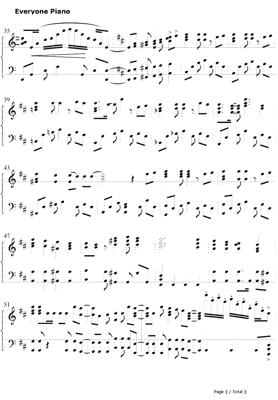 Smile钢琴谱-水桥舞-スマイル-女优大试炼ED3