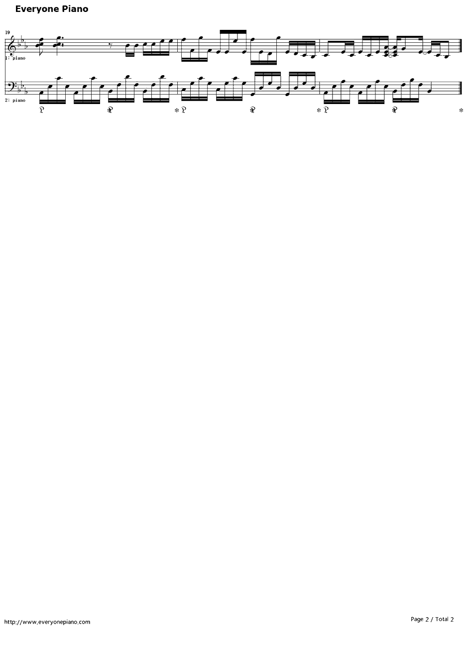 Sailing Day钢琴谱-BumpofChicken-ONEPIECE死亡尽头的冒险ED2