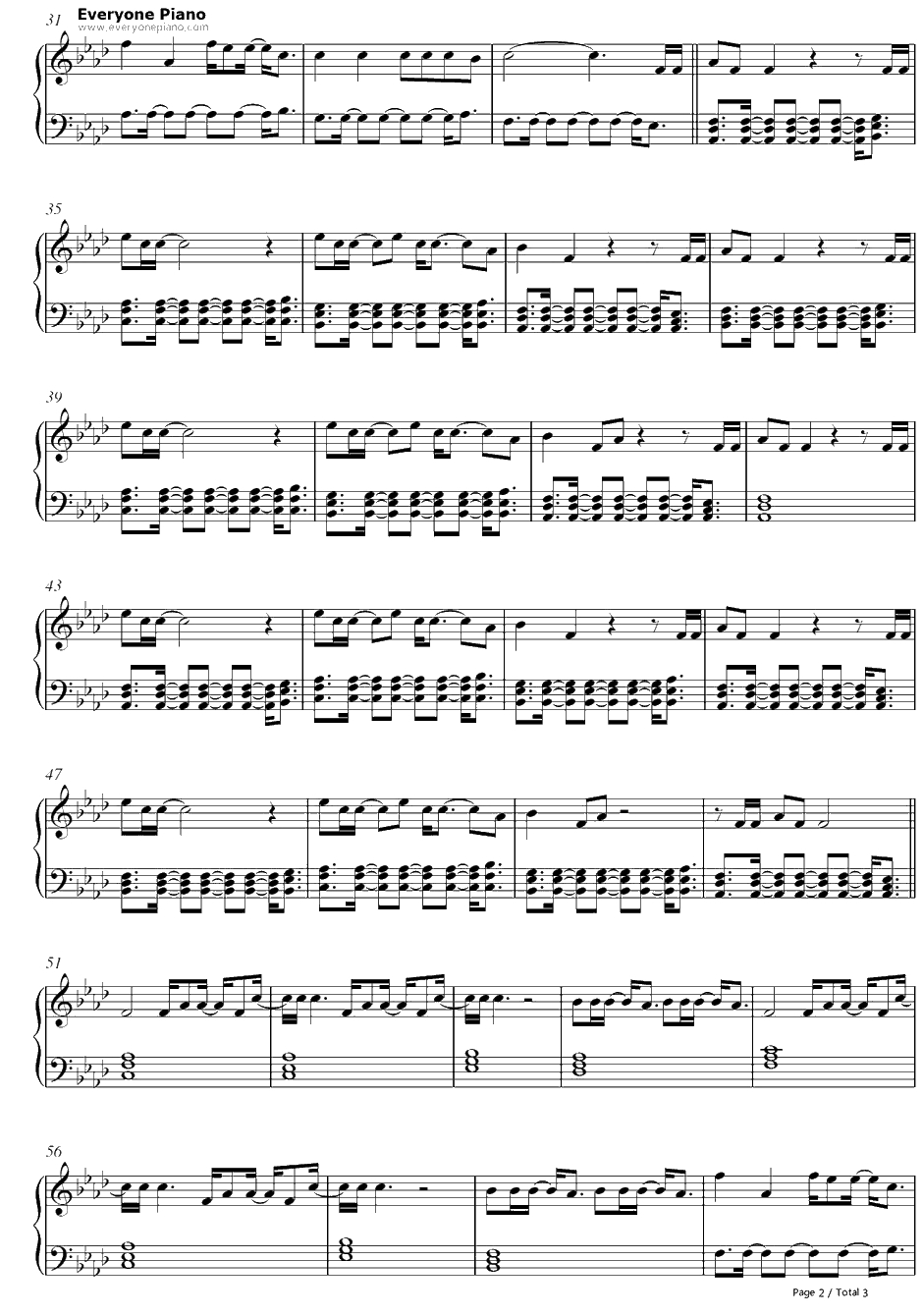 When the Beat Drops Out钢琴谱-MarlonRoudette2