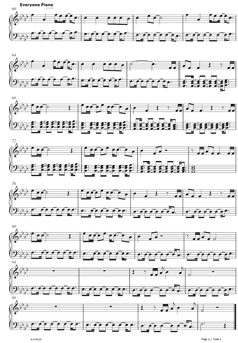 When the Beat Drops Out钢琴谱-MarlonRoudette3