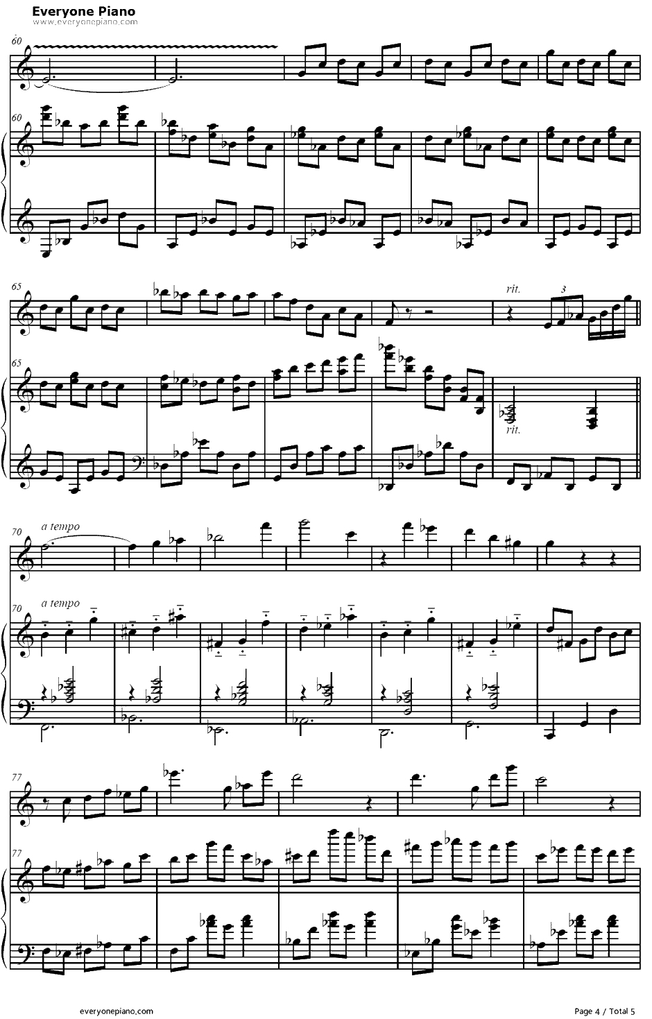 ごめんあそばせ钢琴谱-齐藤恒芳-偶像大师XENOGLOSSIAOST4