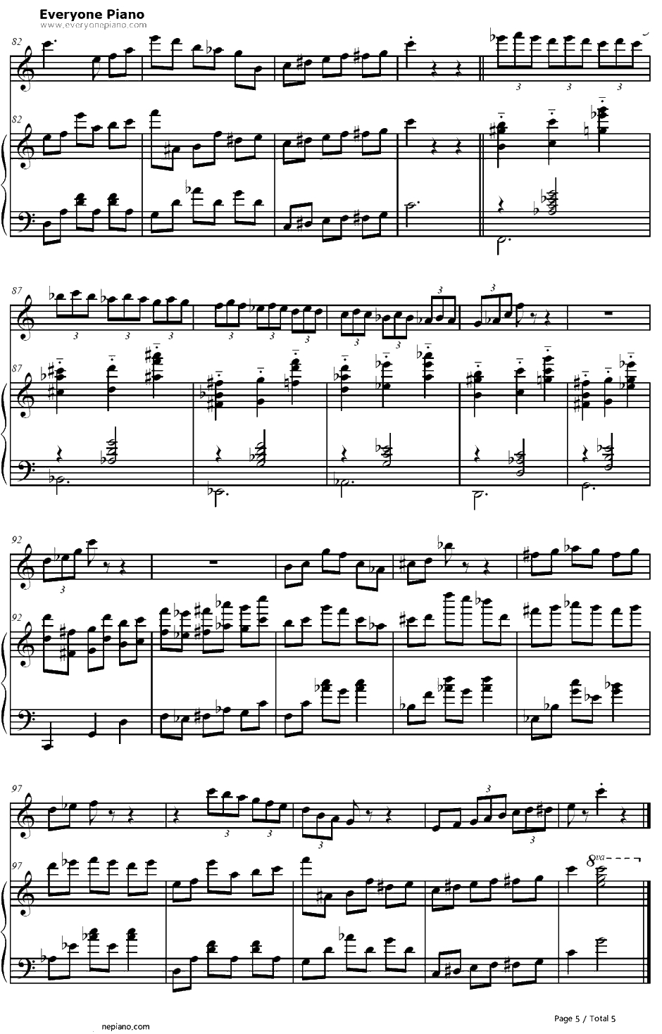 ごめんあそばせ钢琴谱-齐藤恒芳-偶像大师XENOGLOSSIAOST5