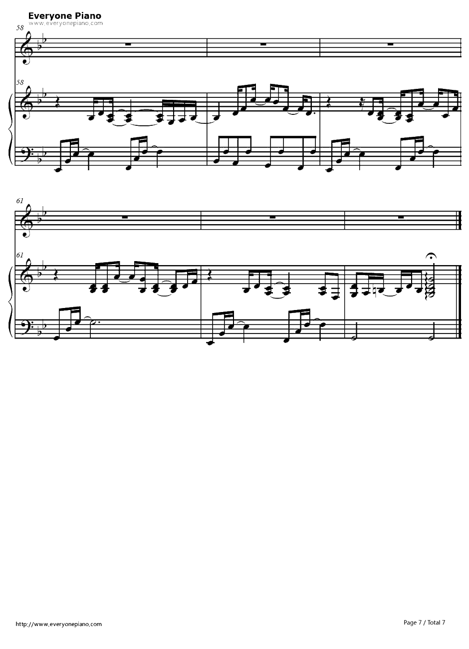 会いたい～LoveThemefrom北へ钢琴谱-ALLEY:A-北へ。～DiamondDustDrops～ED7