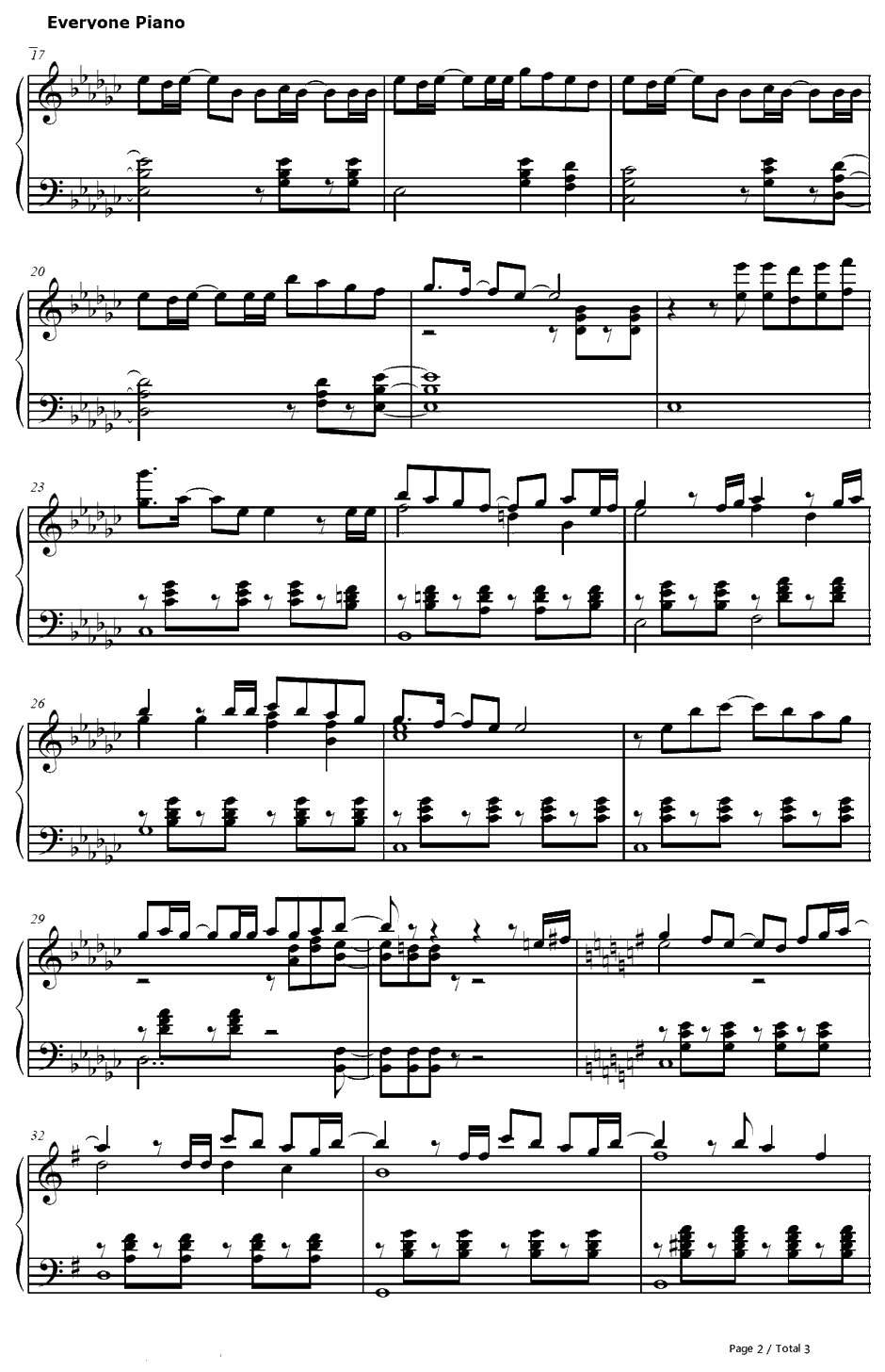 agony钢琴谱-KOTOKO-神无月的巫女ED2